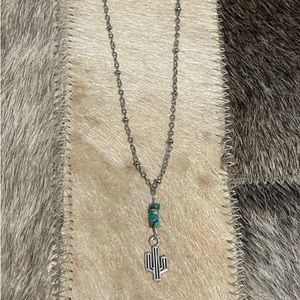 Turquoise cactus satellite chain